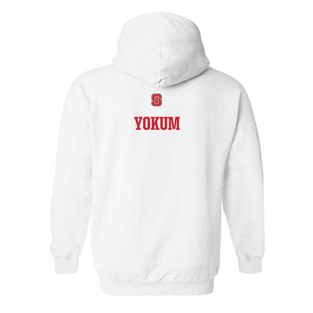 NC State - NCAA Wrestling : Brad Yokum - Generic Shersey Hooded Sweatshirt-1