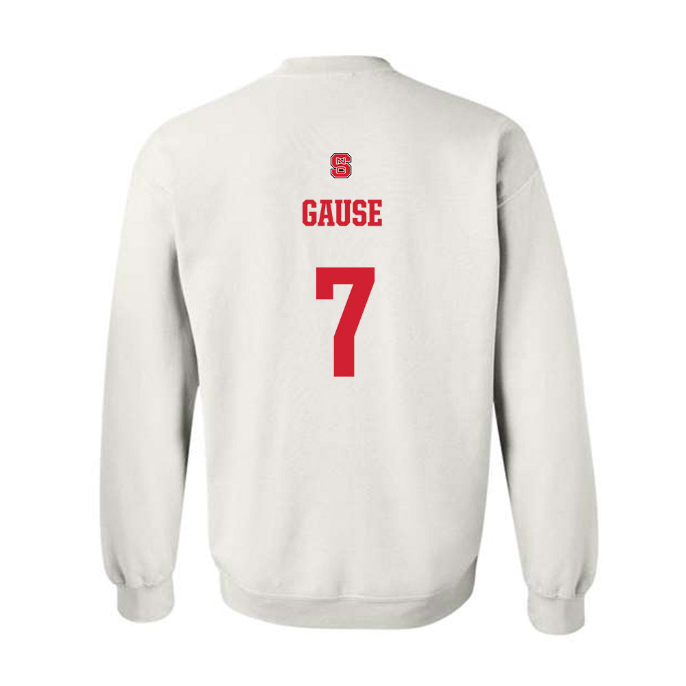 NC State - NCAA Football : Davion Gause - Generic Shersey Crewneck Sweatshirt-1