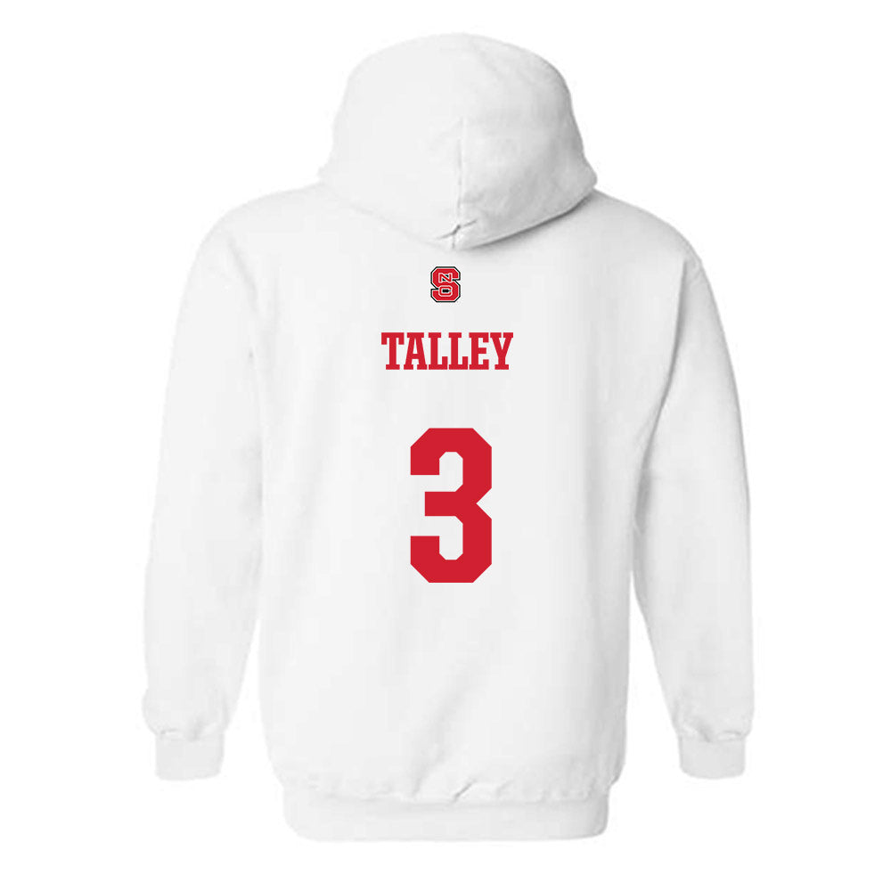 NC State - NCAA Softball : Morgen Talley - Generic Shersey Hooded Sweatshirt-1