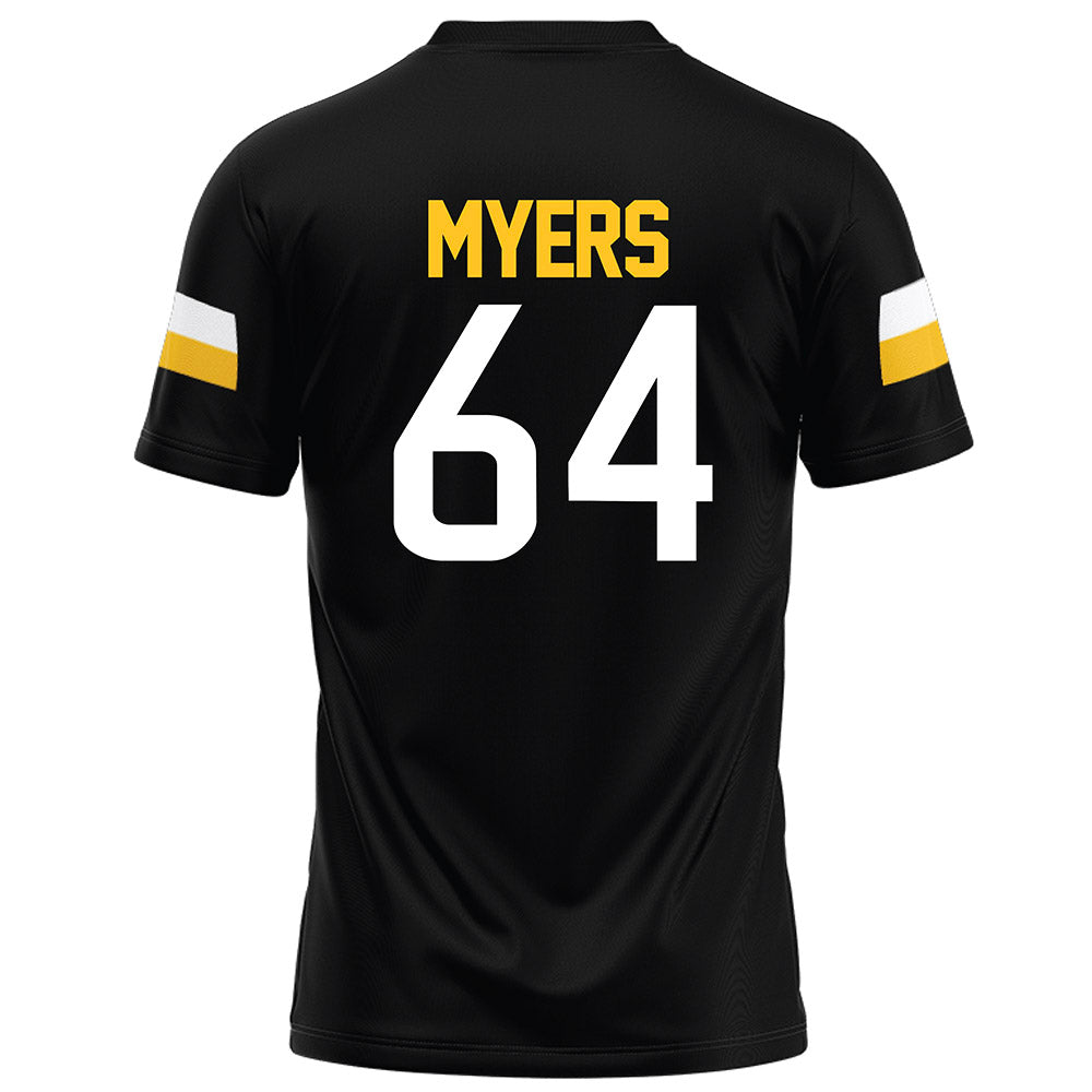 Southern Miss - NCAA Football : Camden Myers - Black Football Jersey-1