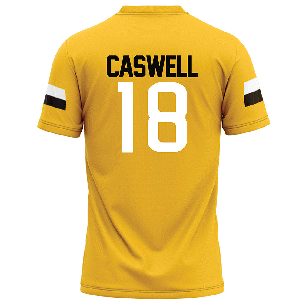 Southern Miss - NCAA Football : MaLik Caswell - Gold Football Jersey-1