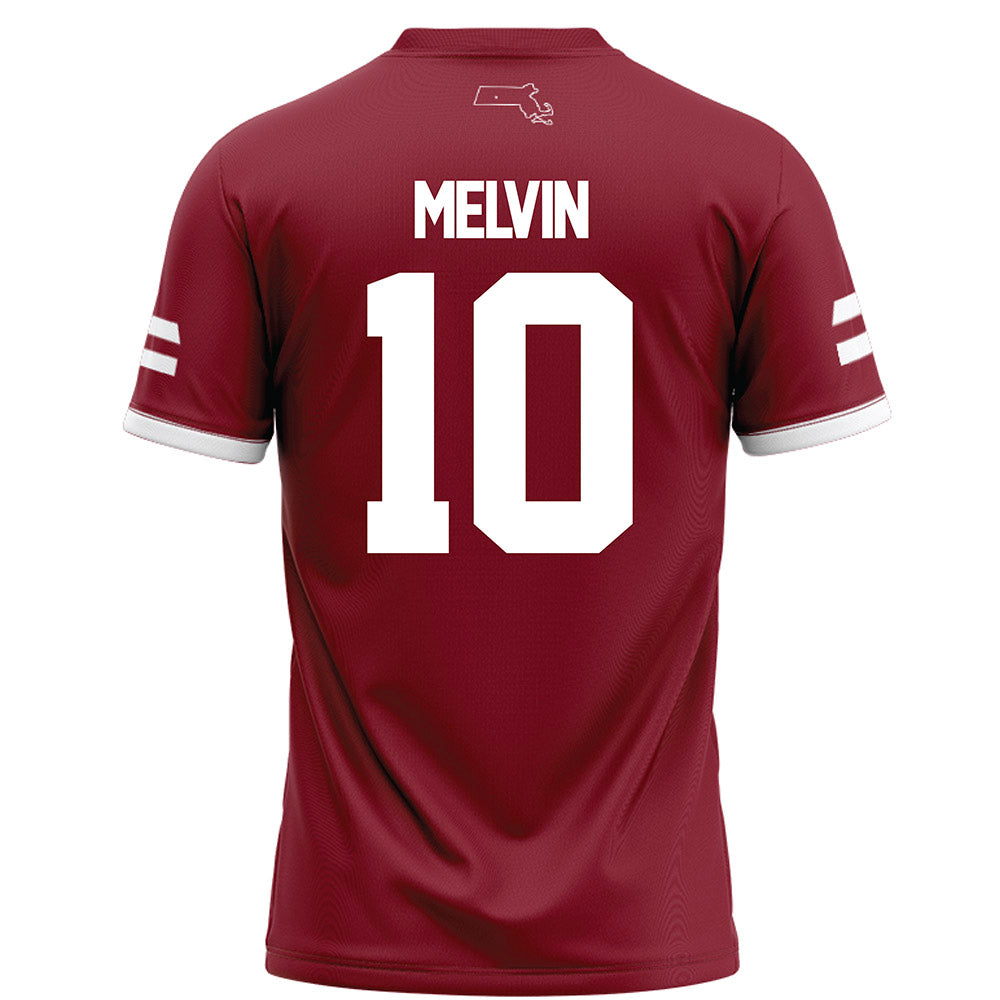 UMass - NCAA Football : Aubrey Melvin - Maroon Football Jersey-1