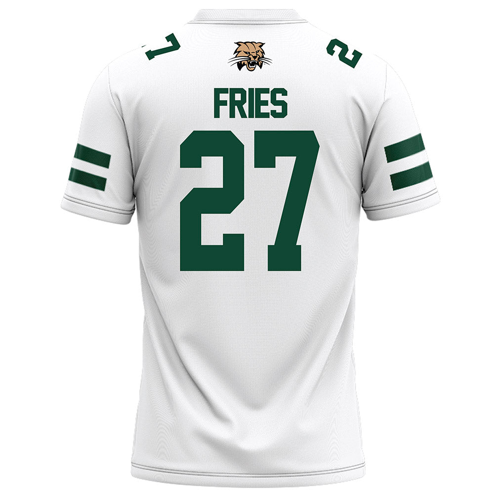 Ohio - NCAA Football : Jack Fries - White Football Jersey-1