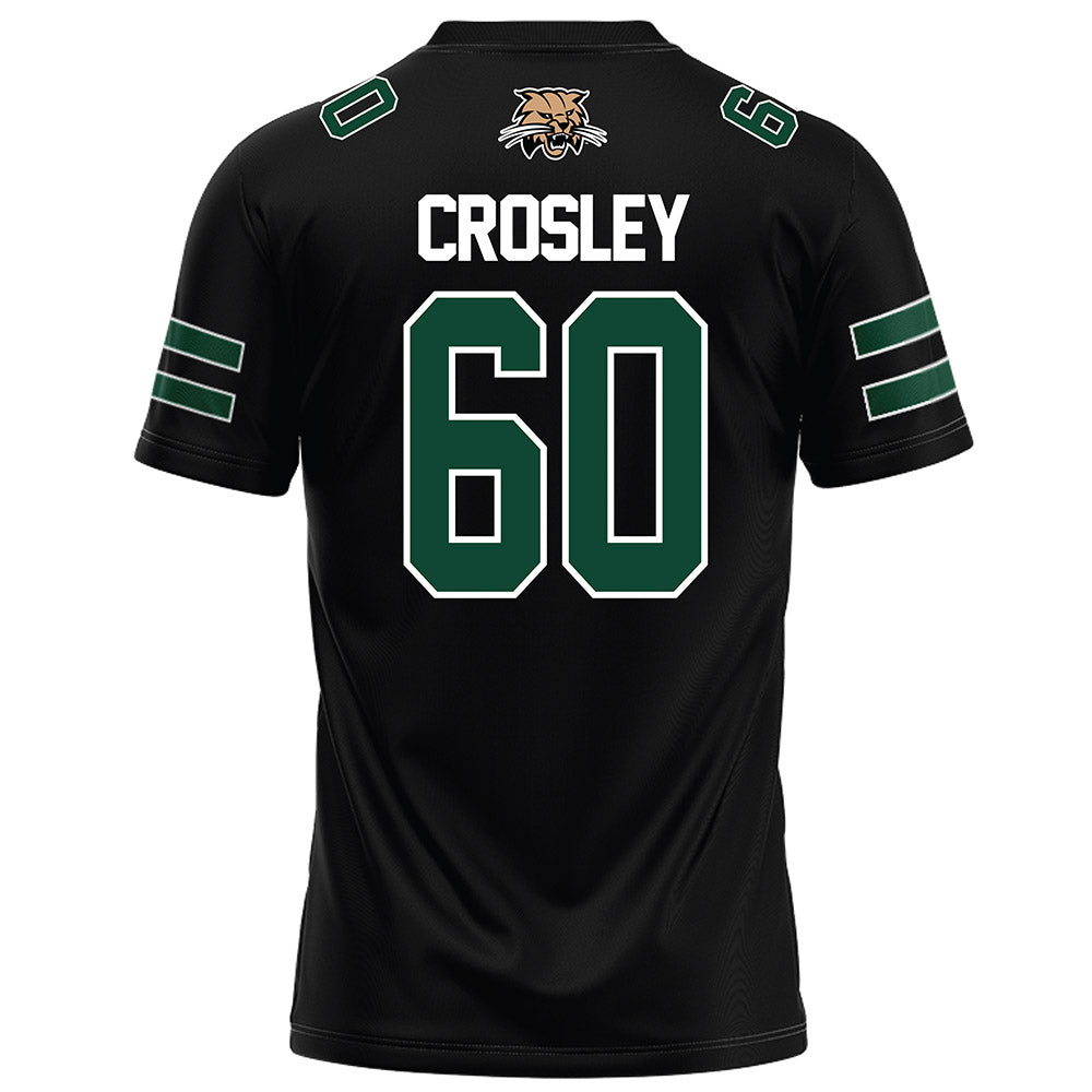 Ohio - NCAA Football : Colton Crosley - Black Football Jersey-1