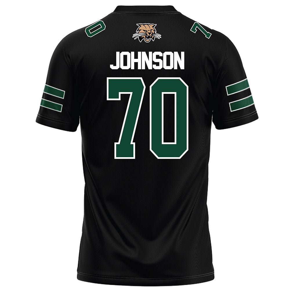 Ohio - NCAA Football : Joshua Johnson - Black Football Jersey-1
