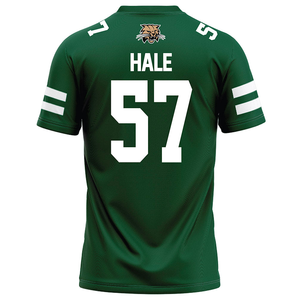 Ohio - NCAA Football : Nathan Hale - Green Football Jersey-1