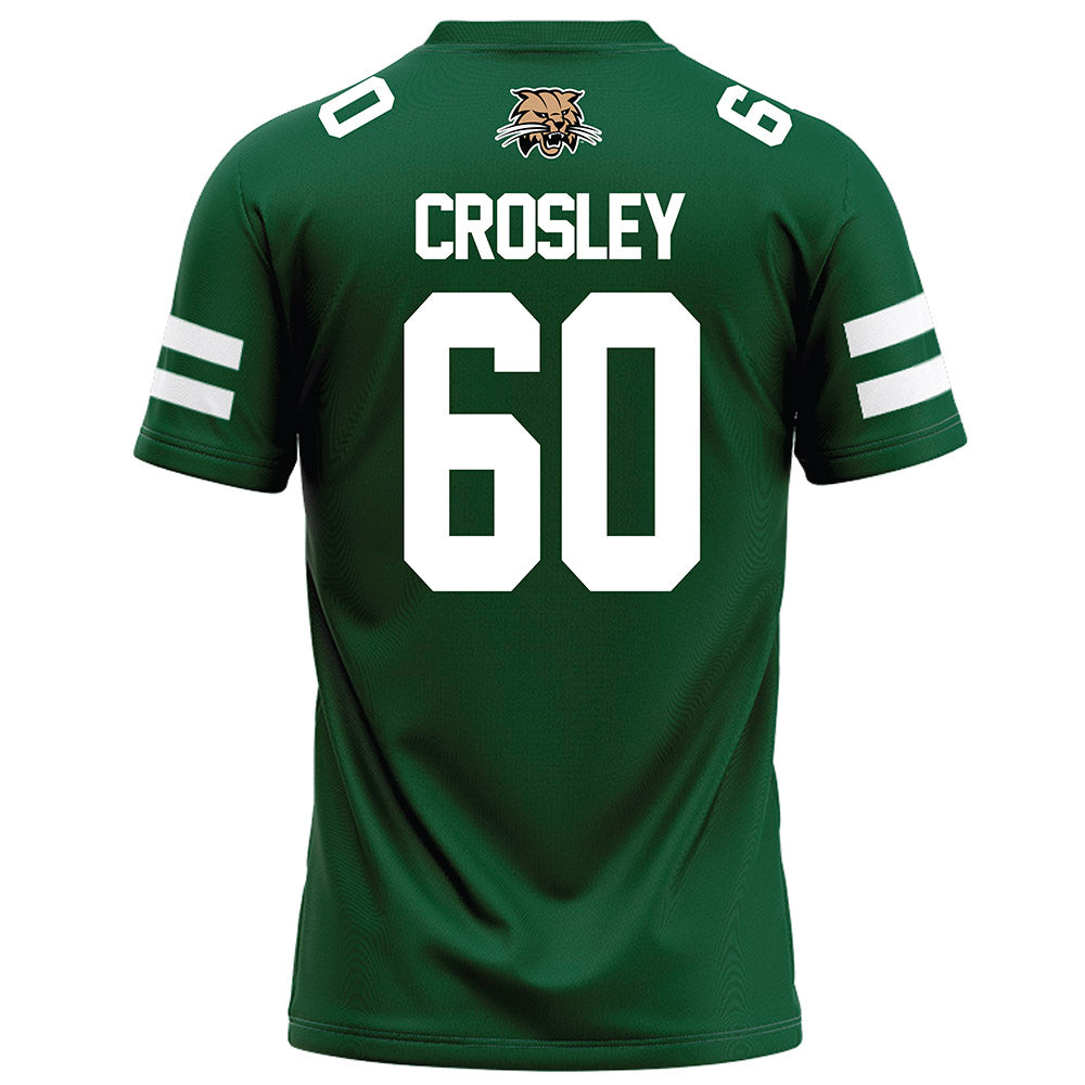 Ohio - NCAA Football : Colton Crosley - Green Football Jersey-1