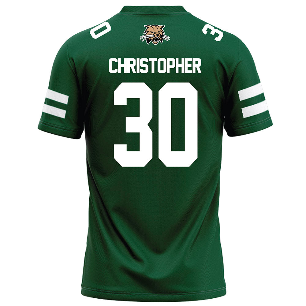 Ohio - NCAA Football : Charlie Christopher - Green Football Jersey-1