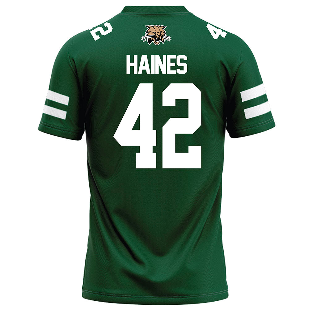 Ohio - NCAA Football : Magnus Haines - Green Football Jersey-1