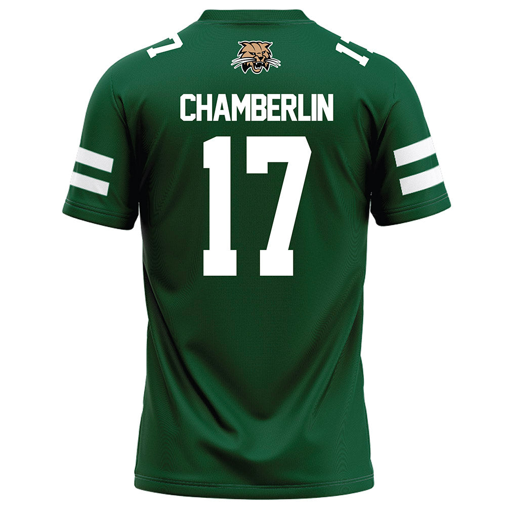 Ohio - NCAA Football : Caleb Chamberlin - Green Football Jersey-1