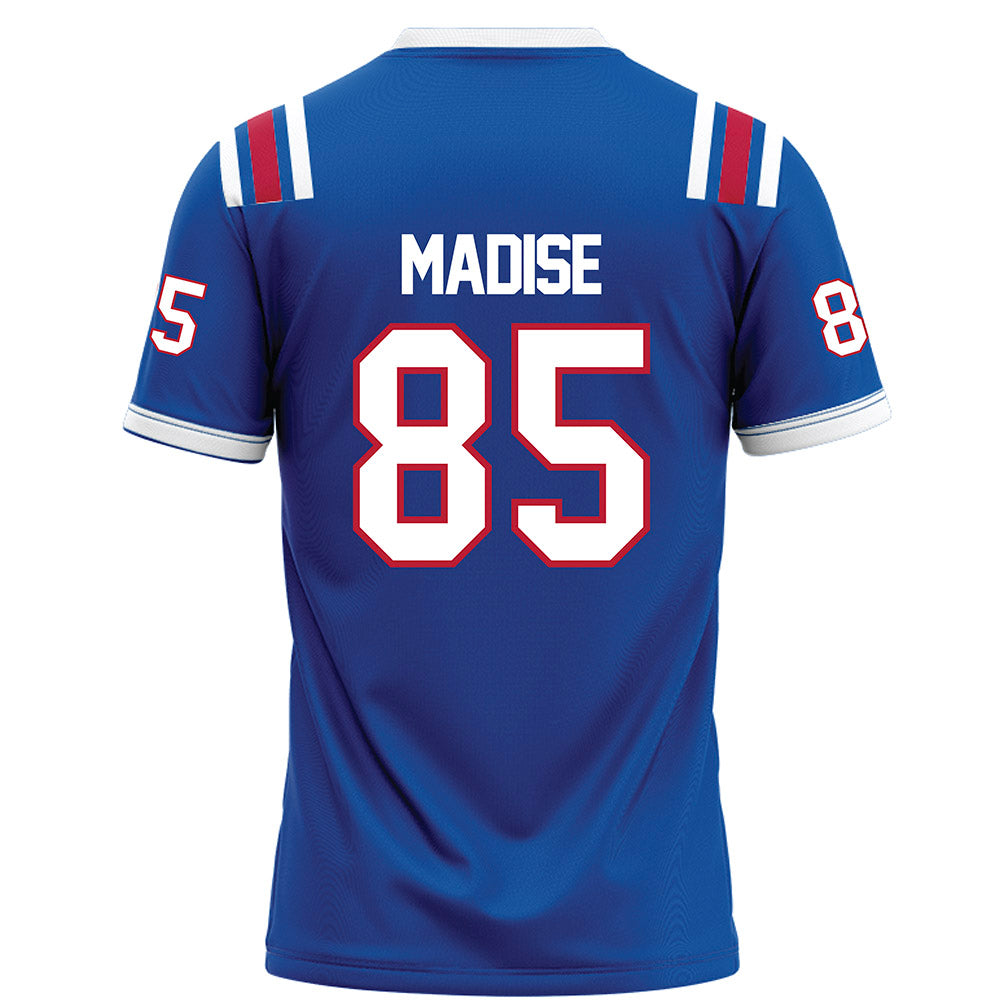 LA Tech - NCAA Football : Adem Madise - Blue Football Jersey-1