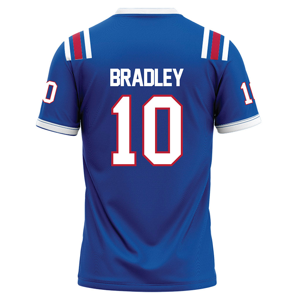 LA Tech - NCAA Football : Jackson Bradley - Blue Football Jersey-1