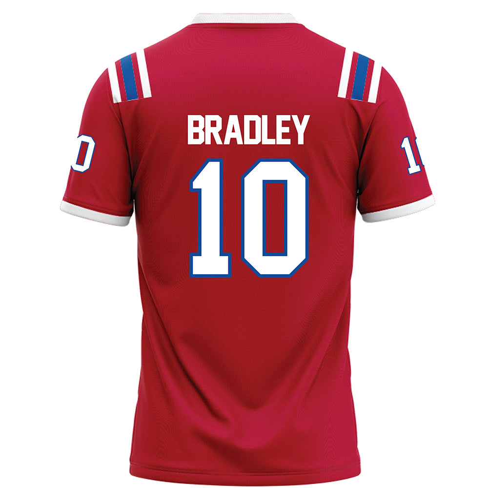 LA Tech - NCAA Football : Jackson Bradley - Red Football Jersey-1
