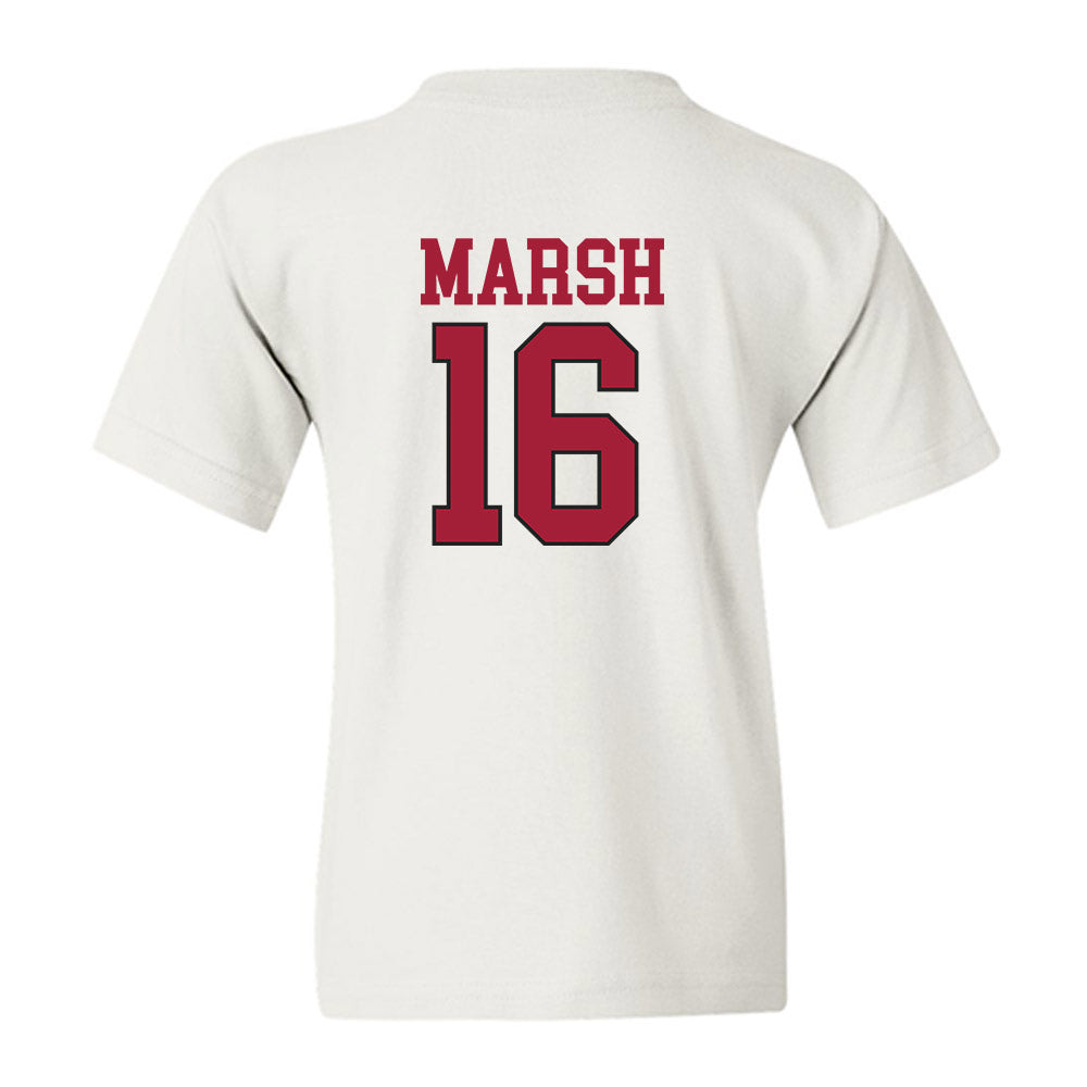Arkansas - NCAA Football : Kourtlan Marsh - Replica Shersey Youth T-Shirt-1