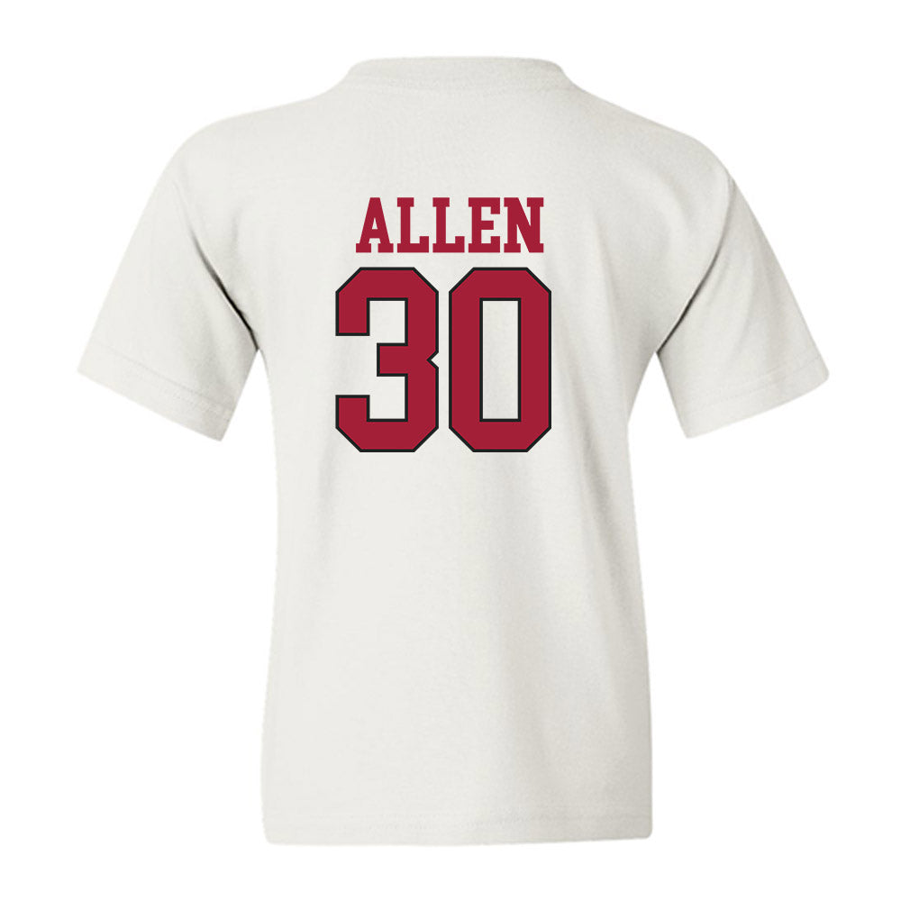 Arkansas - NCAA Football : J’Lynn Allen - Replica Shersey Youth T-Shirt-1