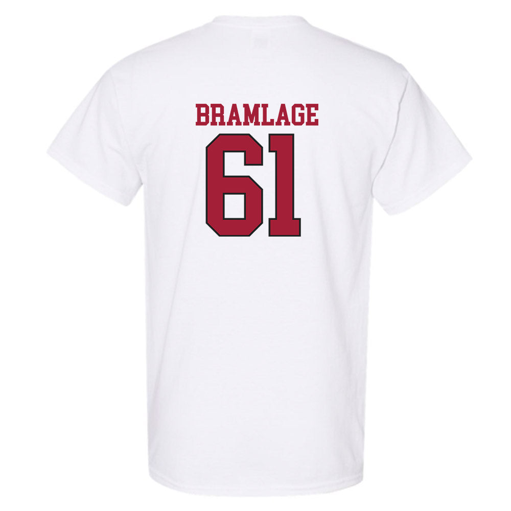 Arkansas - NCAA Football : Kaden Bramlage - Replica Shersey T-Shirt-1