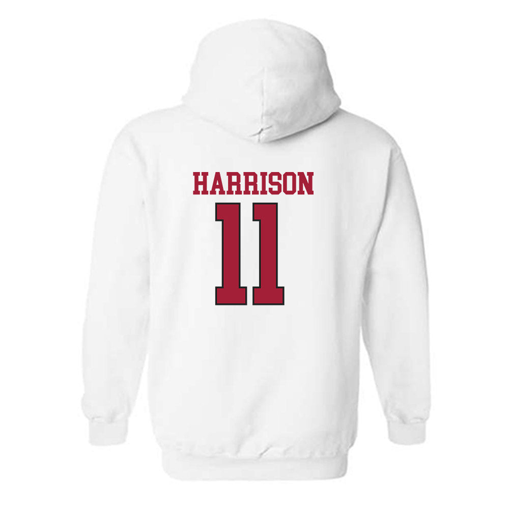 Arkansas - NCAA Football : Monte Harrison - Replica Shersey Hooded Sweatshirt-3