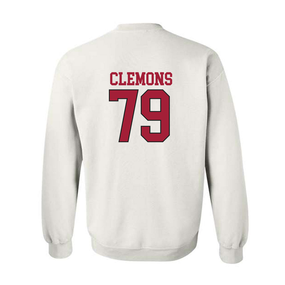 Arkansas - NCAA Football : Josiah Clemons - Replica Shersey Crewneck Sweatshirt-1