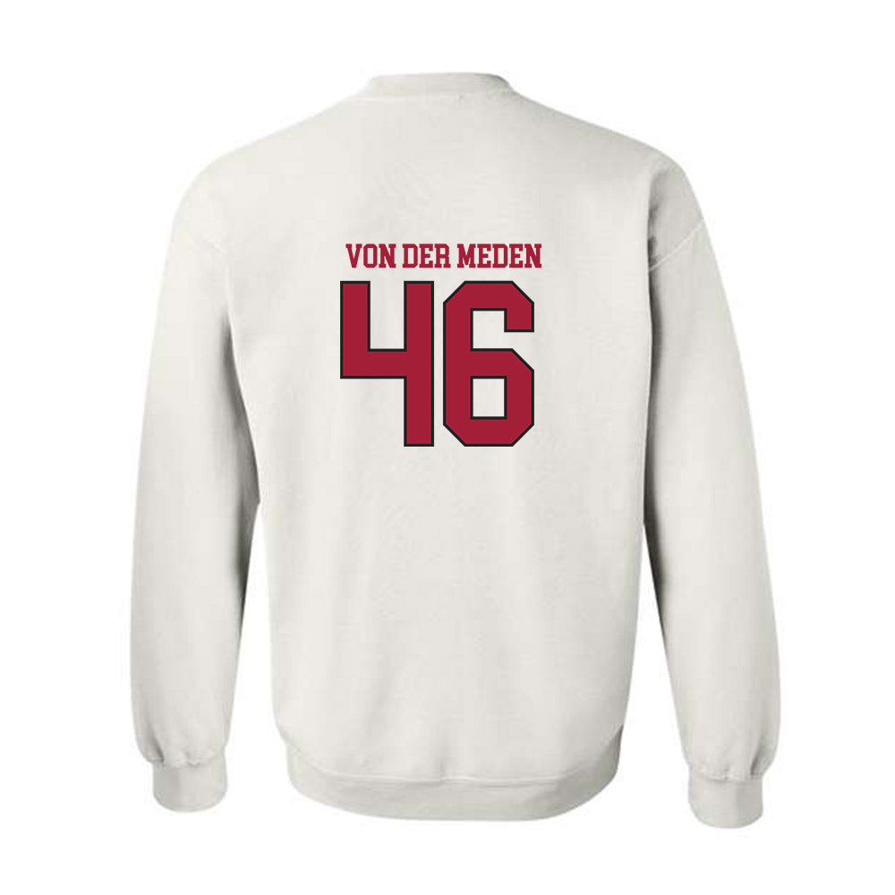 Arkansas - NCAA Football : Charlie von der Meden - Replica Shersey Crewneck Sweatshirt