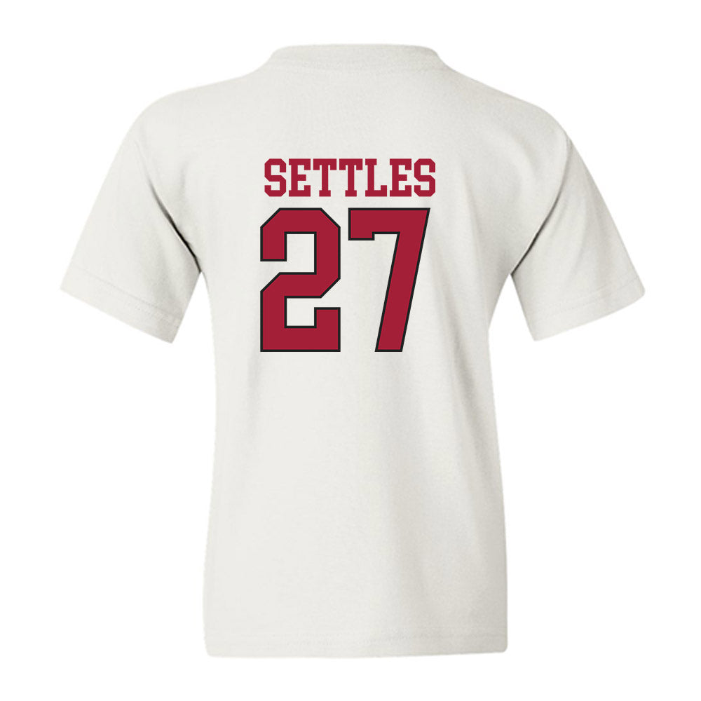 Arkansas - NCAA Football : Cameron Settles - Replica Shersey Youth T-Shirt-1