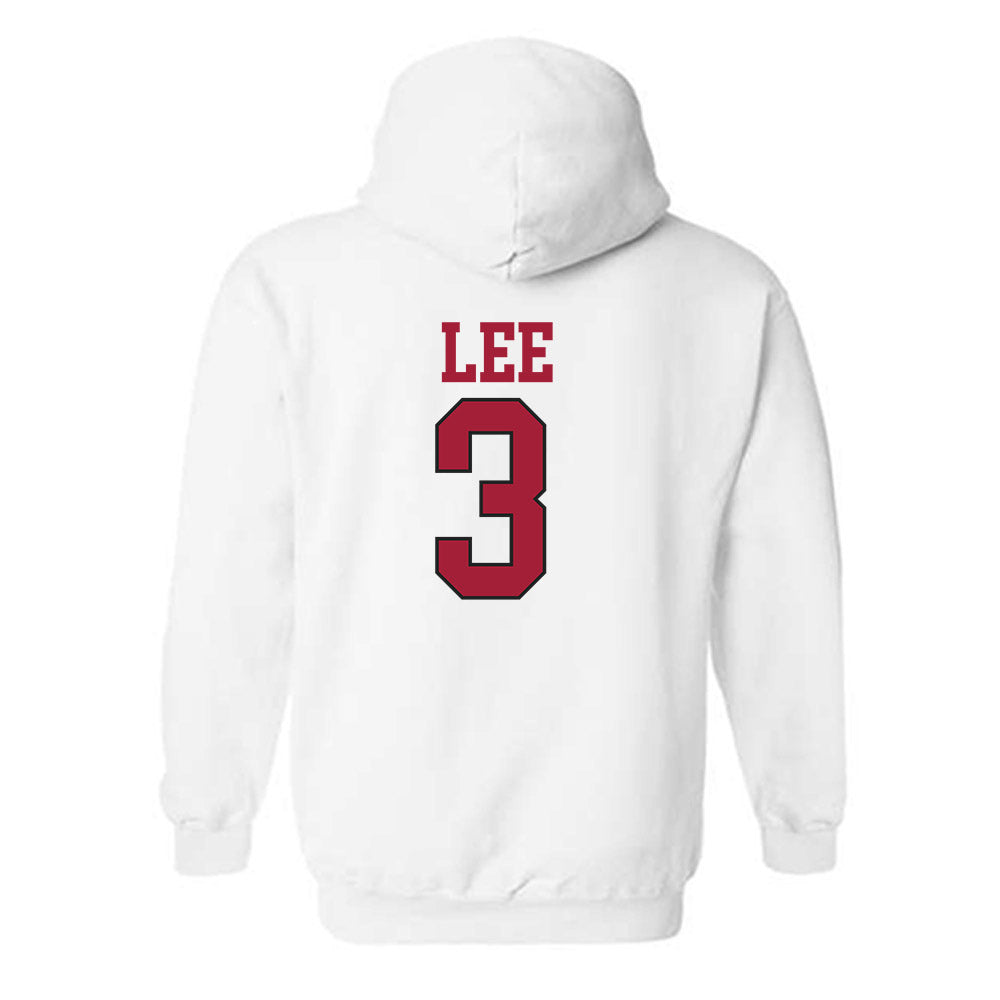 Arkansas - NCAA Football : Braydon Lee - Replica Shersey Hooded Sweatshirt-3