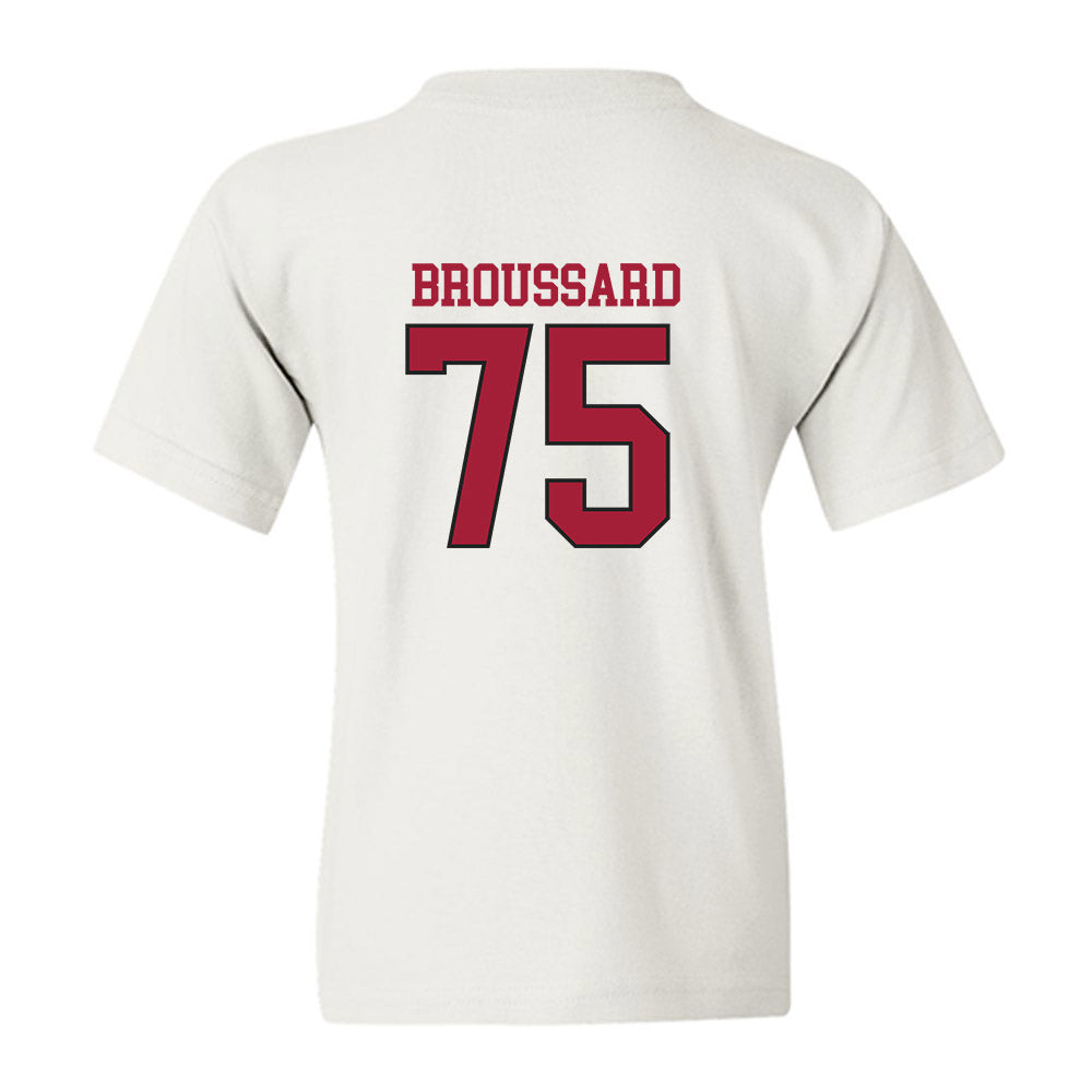 Arkansas - NCAA Football : Kavion Broussard - Replica Shersey Youth T-Shirt-1