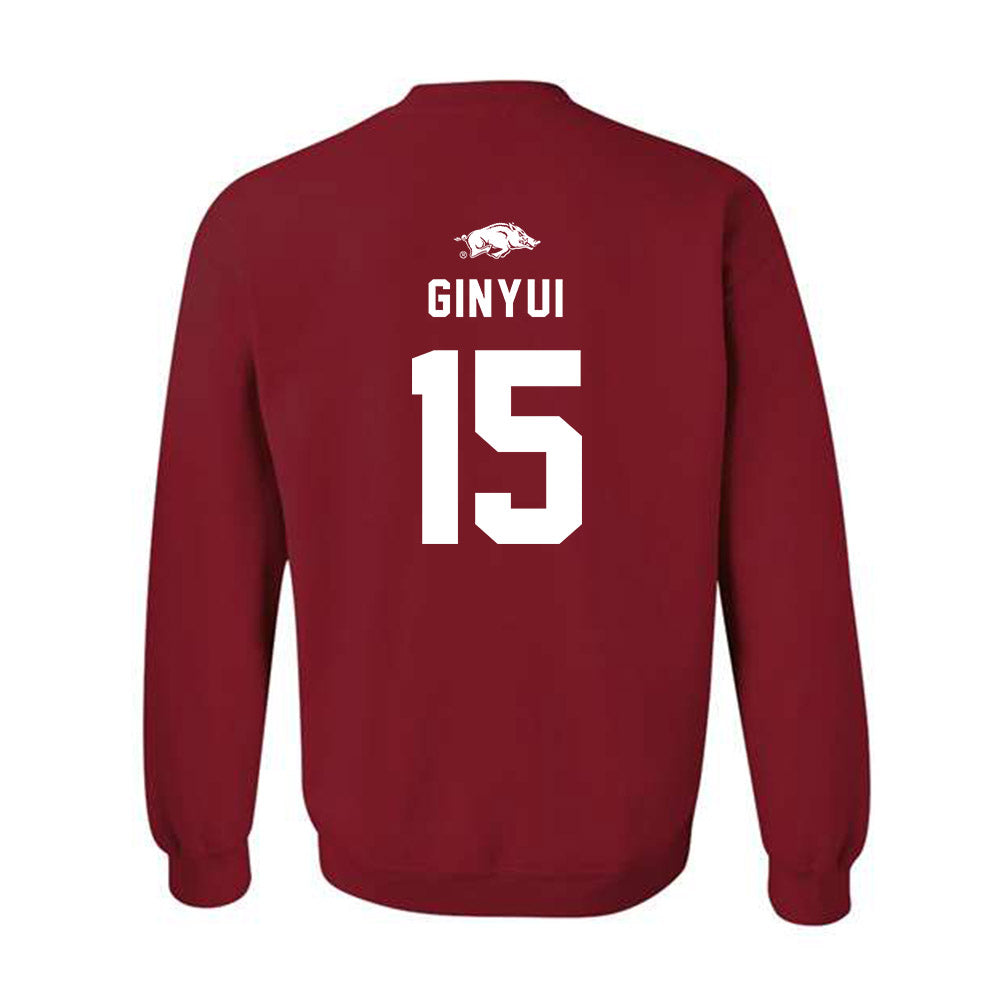 Arkansas - NCAA Football : Nsongbeh Ginyui - Replica Shersey Crewneck Sweatshirt-1