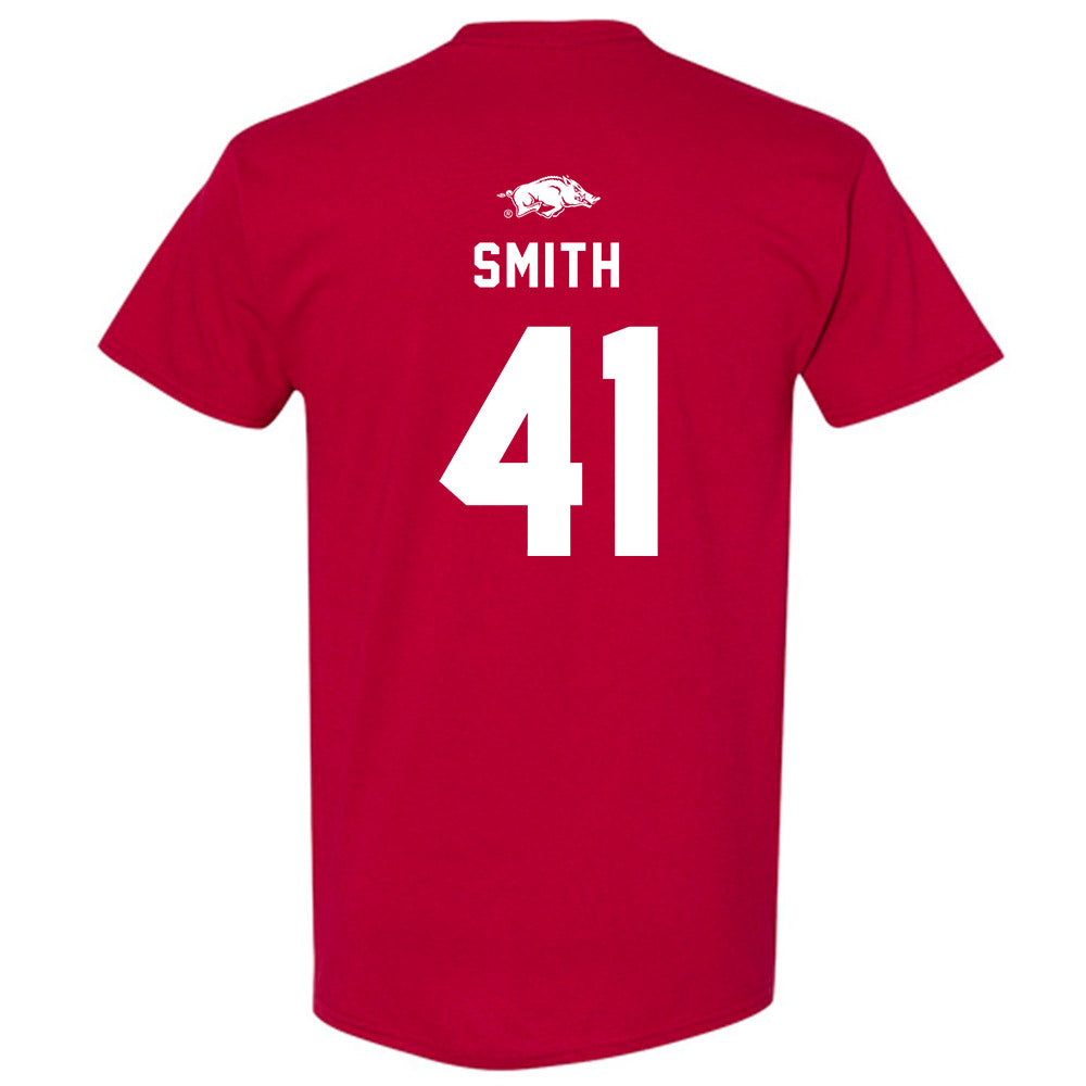 Arkansas - NCAA Football : Connor Smith - Replica Shersey T-Shirt-1