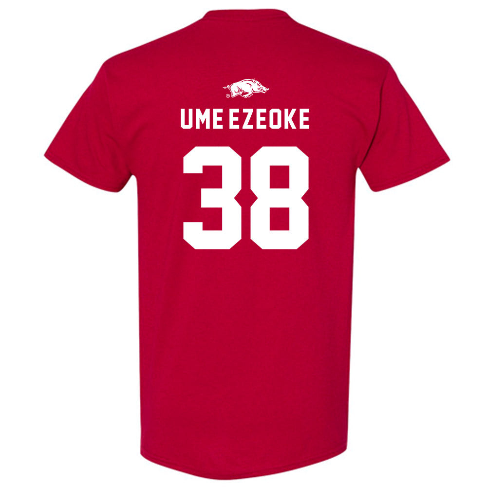 Arkansas - NCAA Football : Bradley Ume-Ezeoke - Replica Shersey T-Shirt-1