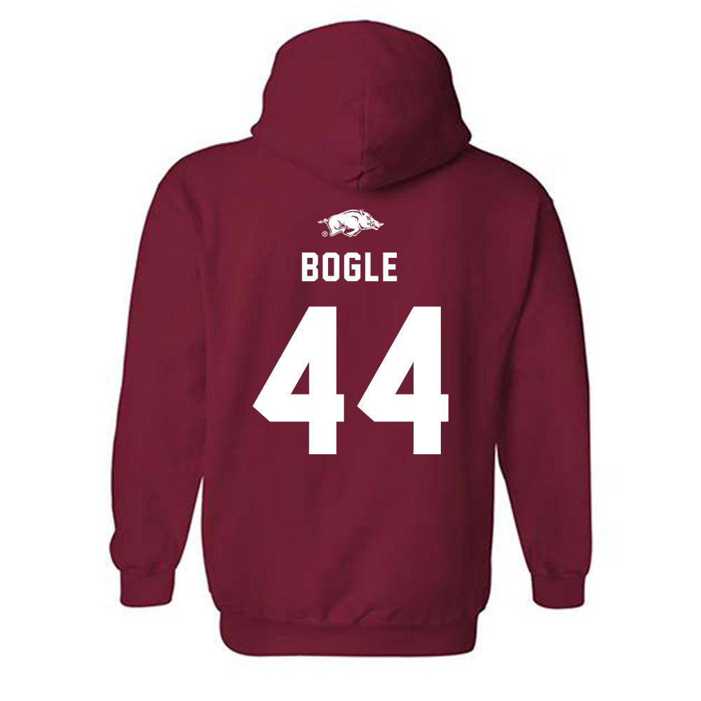 Arkansas - NCAA Football : Ben Bogle - Replica Shersey Hooded Sweatshirt-1