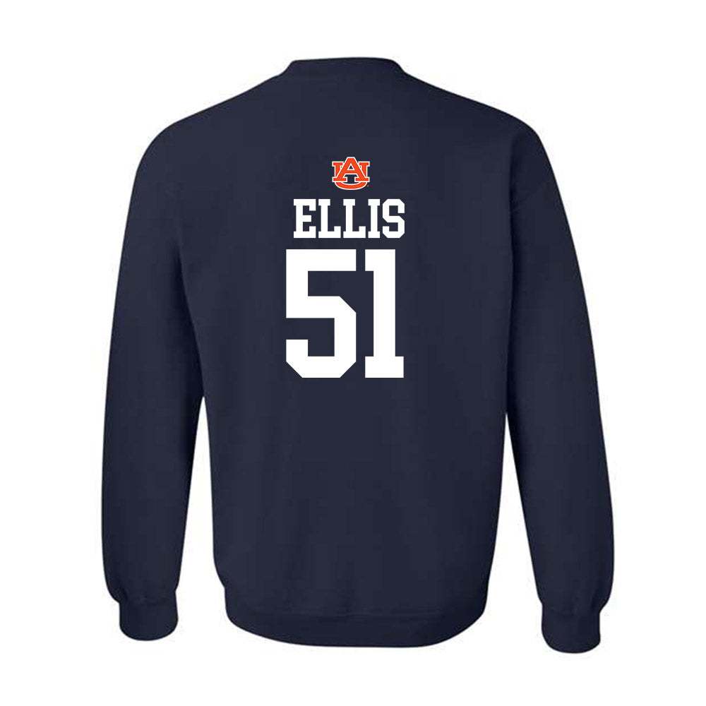 Auburn - NCAA Football : Kail Ellis - Replica Shersey Crewneck Sweatshirt-1