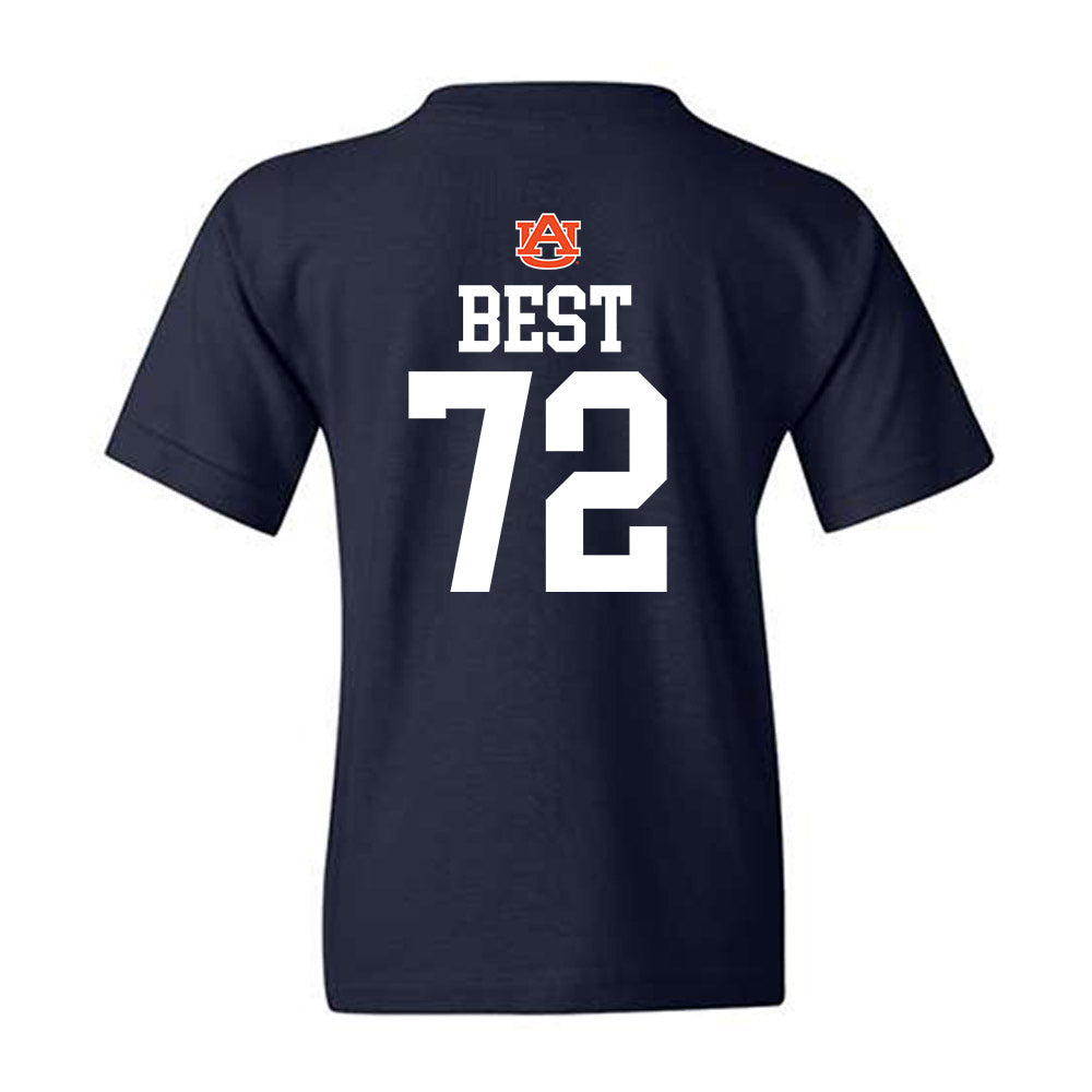 Auburn - NCAA Football : Cole Best - Replica Shersey Youth T-Shirt-1