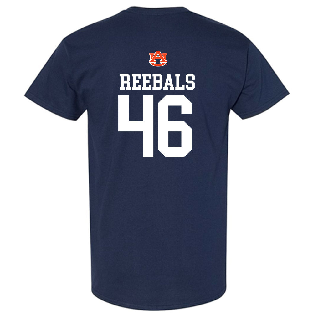 Auburn - NCAA Football : Grey Reebals - Replica Shersey T-Shirt-1