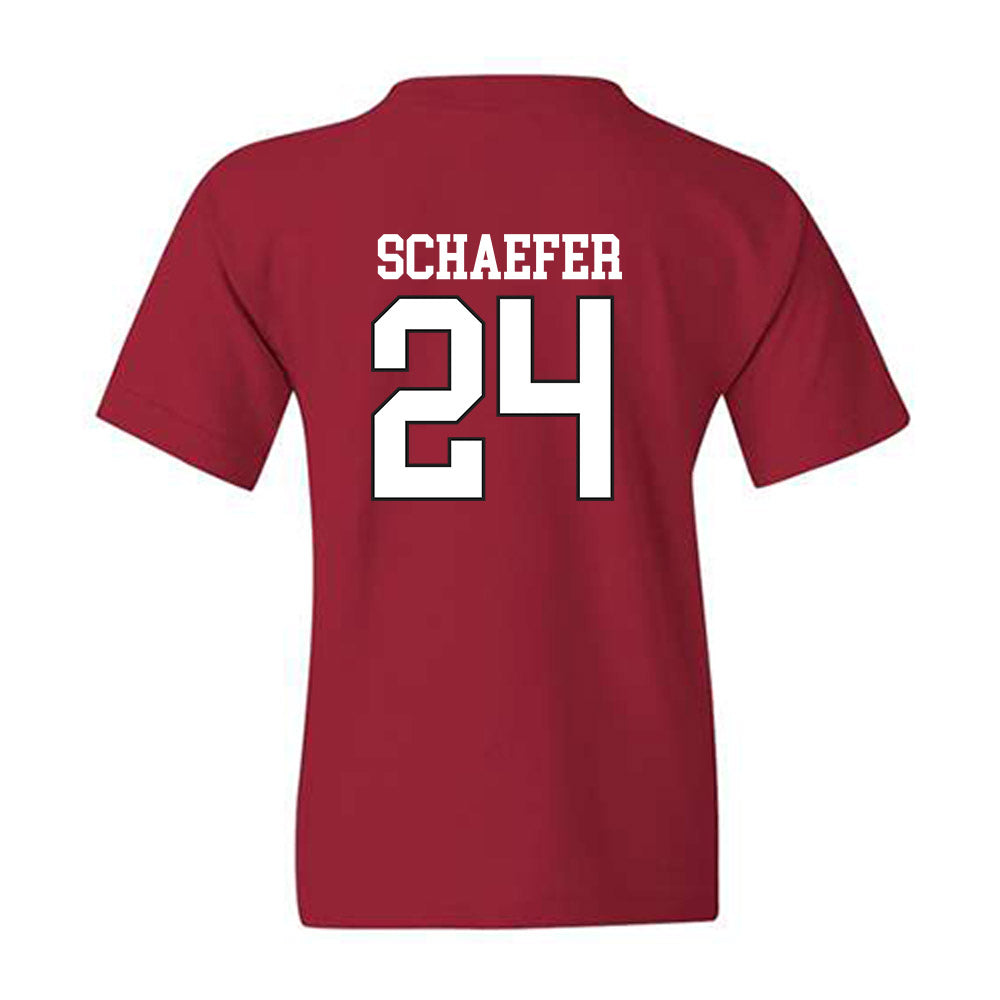 Arkansas - NCAA Baseball : Landon Schaefer - Replica Shersey Youth T-Shirt Replica Shersey-1