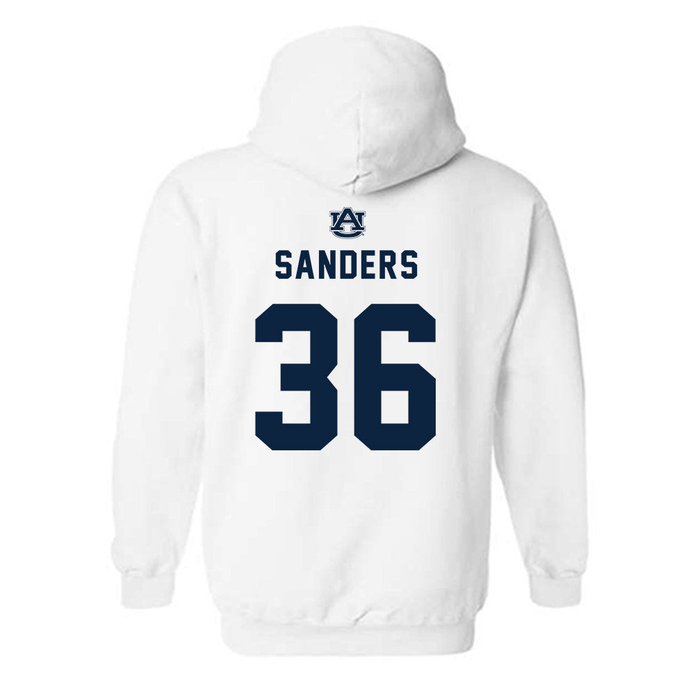 Auburn - NCAA Baseball : Jackson Sanders - Replica Shersey Hooded Sweatshirt-1