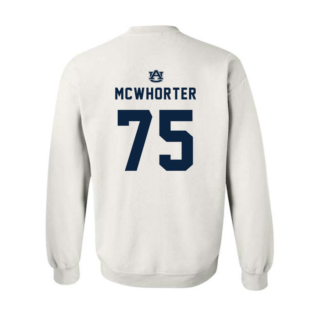 Auburn - NCAA Football : Bear McWhorter - Replica Shersey Crewneck Sweatshirt-1