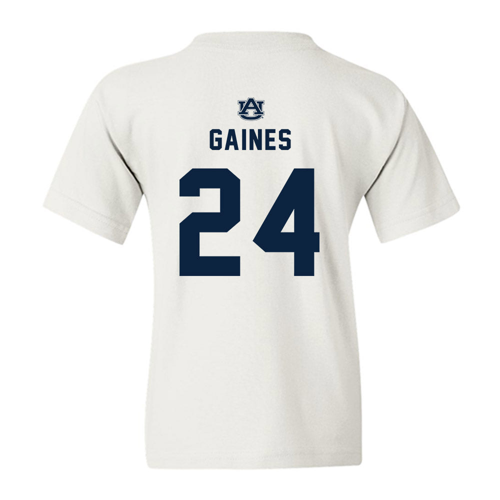 Auburn - NCAA Women's Soccer : Aurora Gaines - Replica Shersey Youth T-Shirt-1