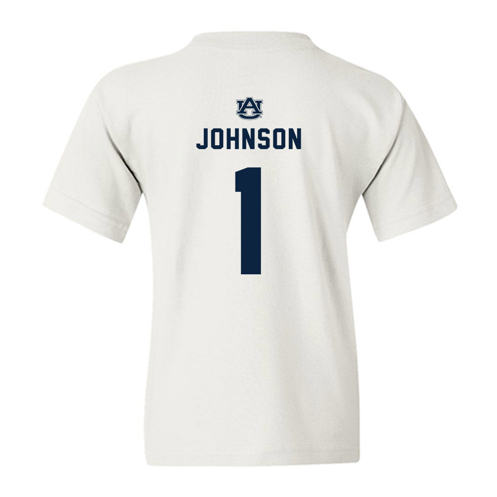 Auburn - NCAA Football : Donovan Johnson - Replica Shersey Youth T-Shirt-1
