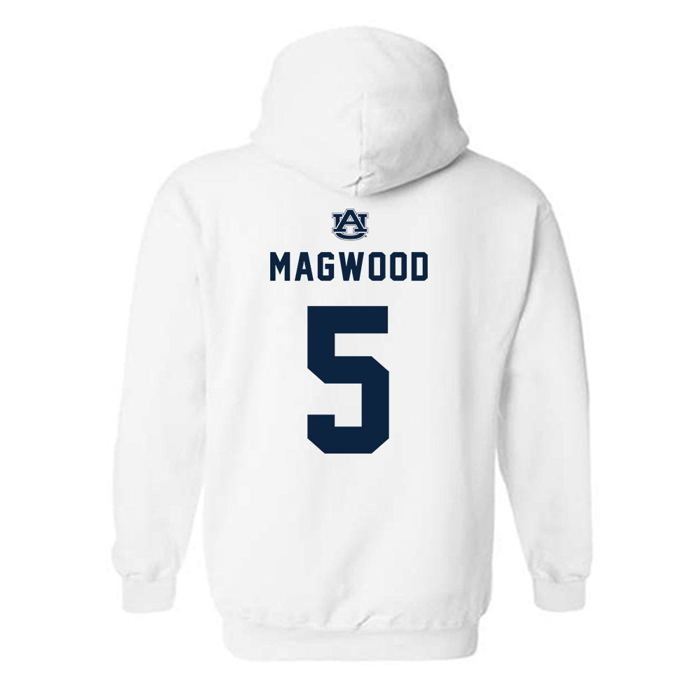 Auburn - NCAA Men's Basketball : Kaden Magwood - Replica Shersey Hooded Sweatshirt-1