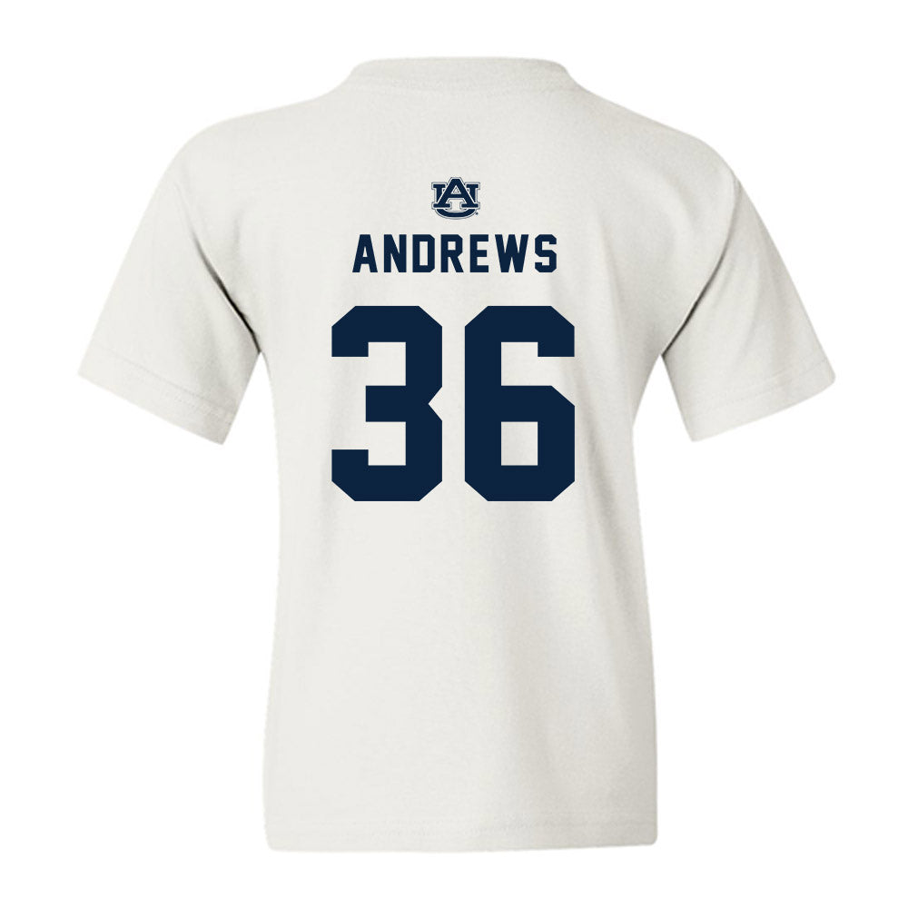 Auburn - NCAA Football : Stuart Andrews - Replica Shersey Youth T-Shirt-1