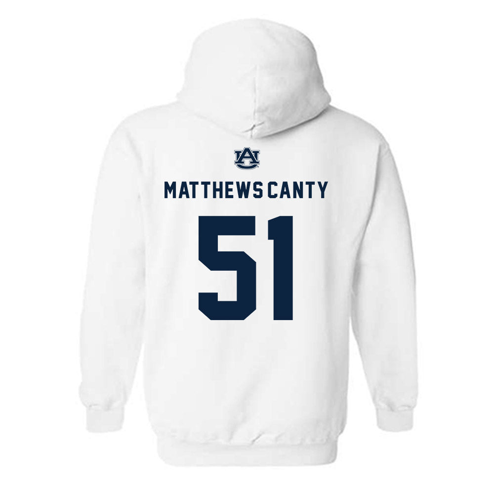 Auburn - NCAA Football : Michael Matthews-Canty - Replica Shersey Hooded Sweatshirt-1