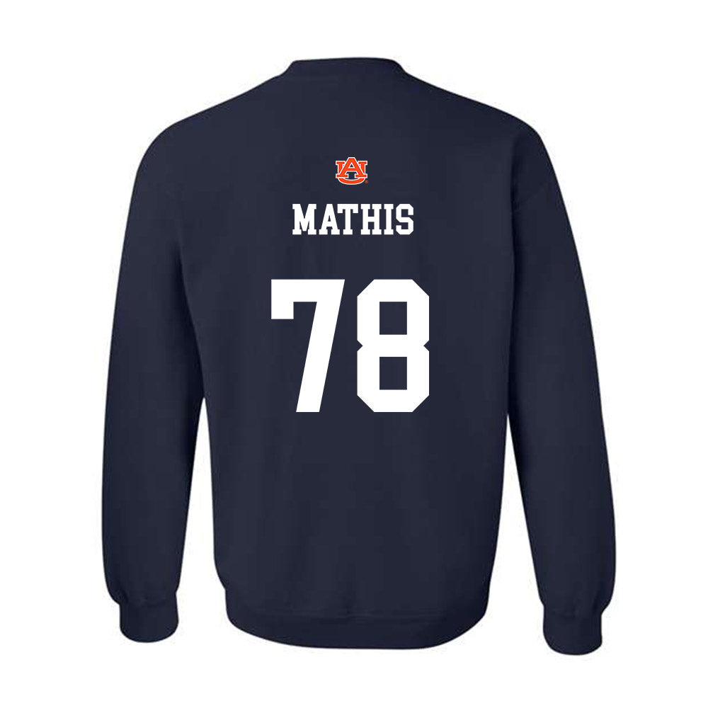 Auburn - NCAA Football : Mason Mathis - Crewneck Sweatshirt-1