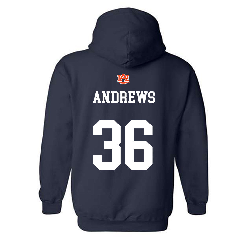 Auburn - NCAA Football : Stuart Andrews - Hooded Sweatshirt-1