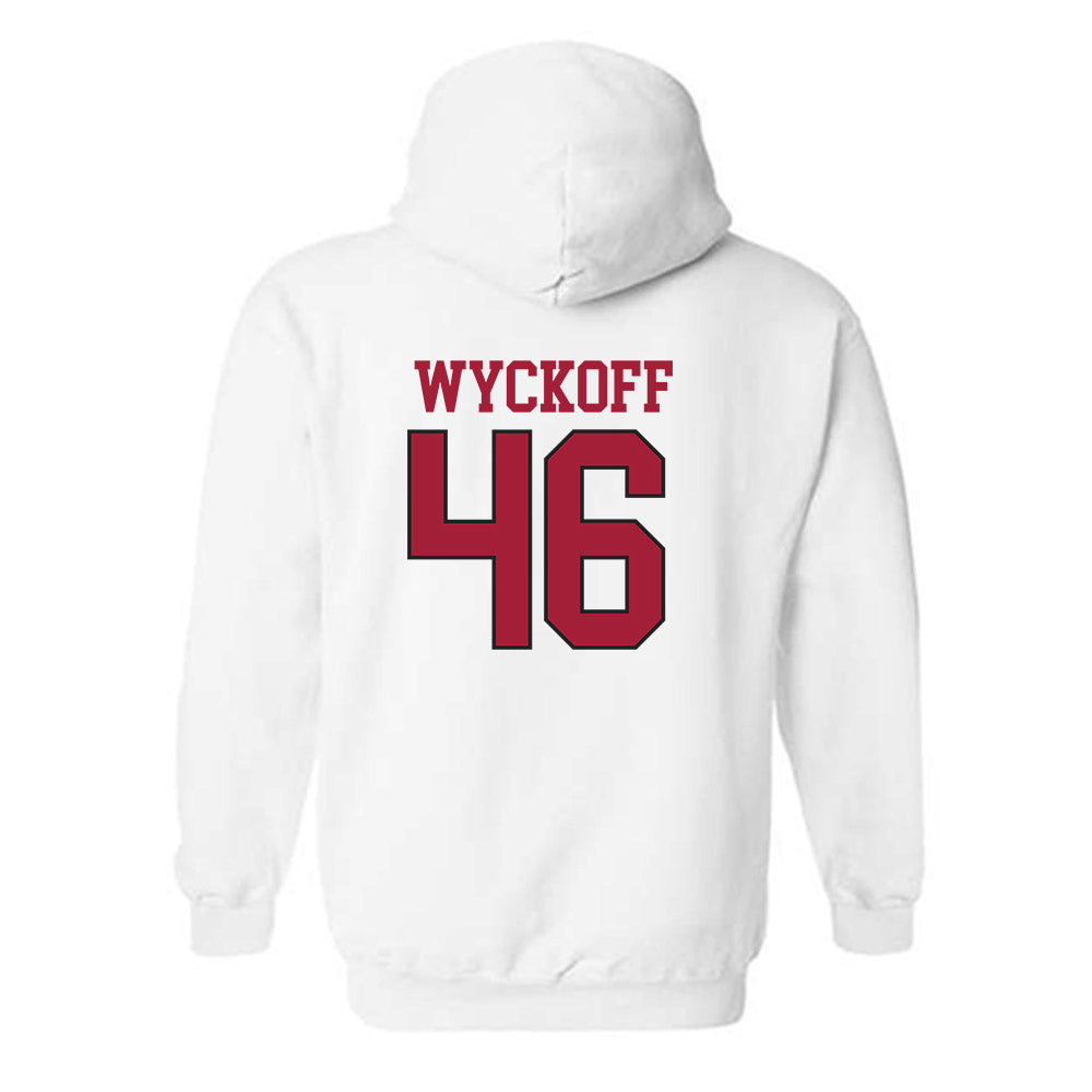 Arkansas - NCAA Softball : Kailey Wyckoff - Replica Shersey Hooded Sweatshirt