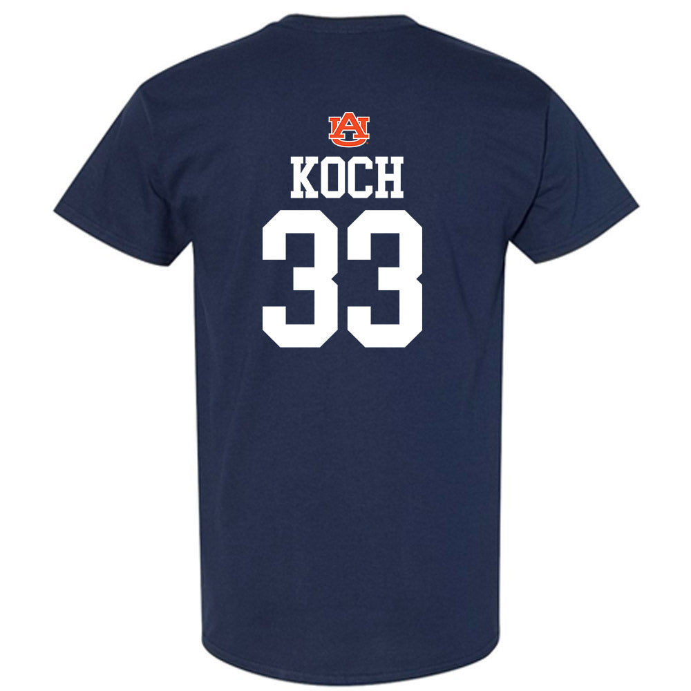 Auburn - NCAA Baseball : Mason Koch - Replica Shersey T-Shirt-1
