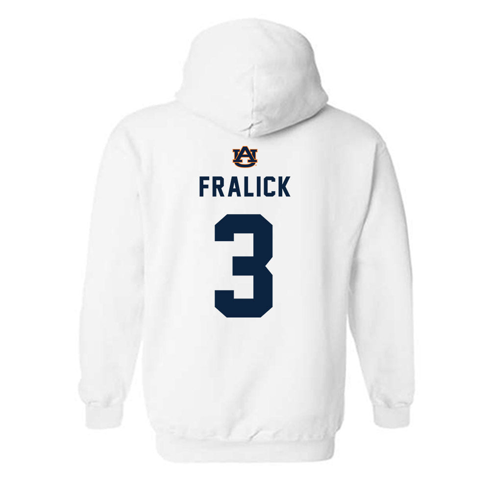 Auburn - NCAA Baseball : Chase Fralick - Replica Shersey Hooded Sweatshirt-1
