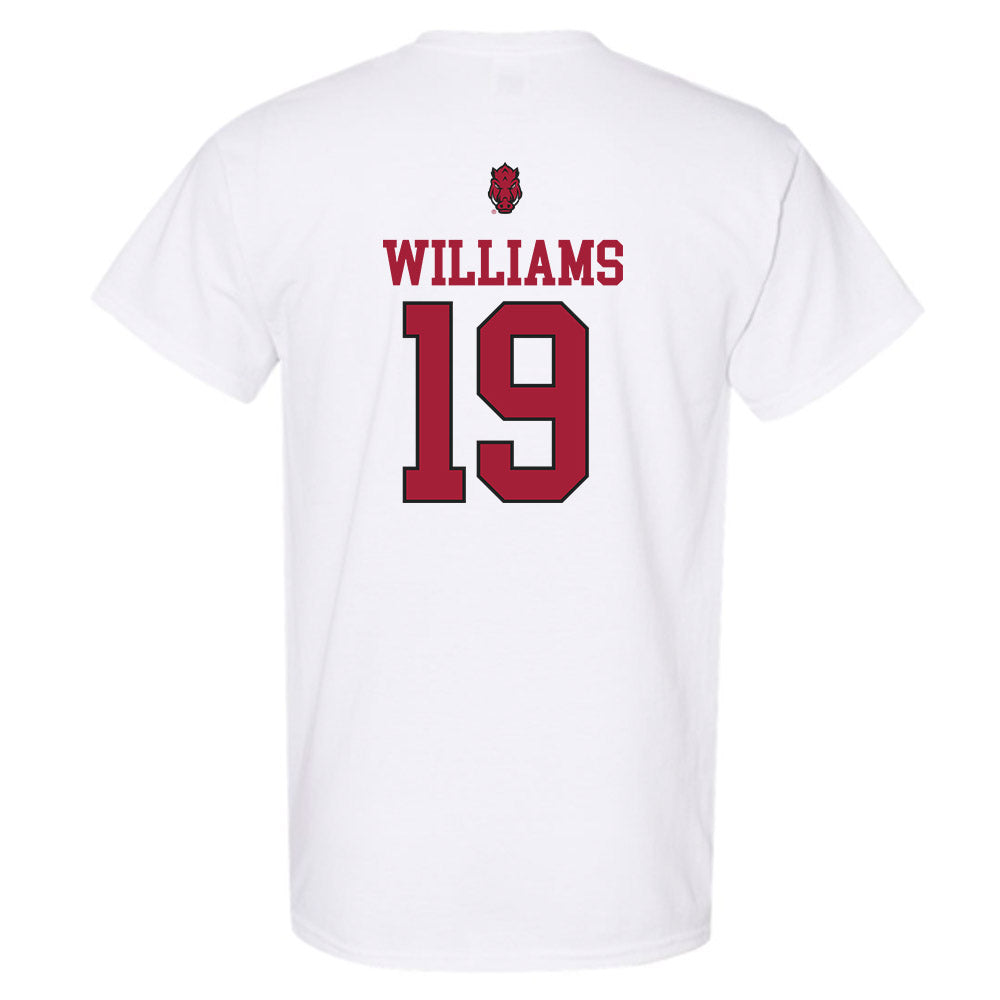 Arkansas - NCAA Football : Kyndrick Williams - Classic Shersey T-Shirt-1
