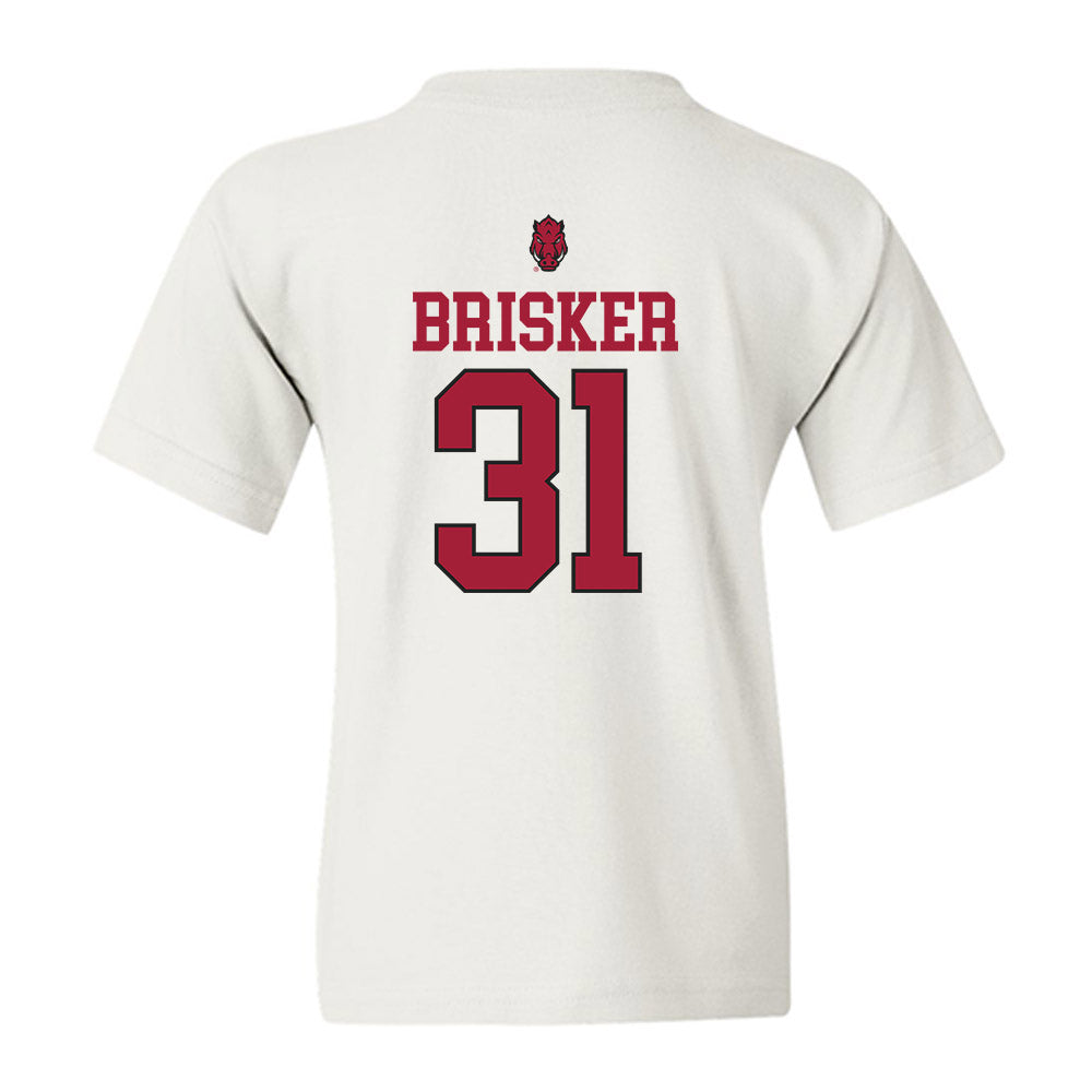 Arkansas - NCAA Football : Blake Brisker - Classic Shersey Youth T-Shirt-1