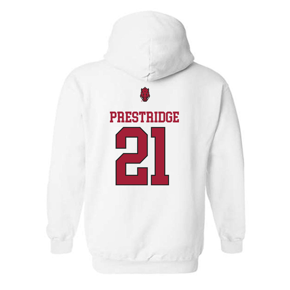 Arkansas - NCAA Women's Basketball : Kyiah Prestridge - Classic Shersey Hooded Sweatshirt-1