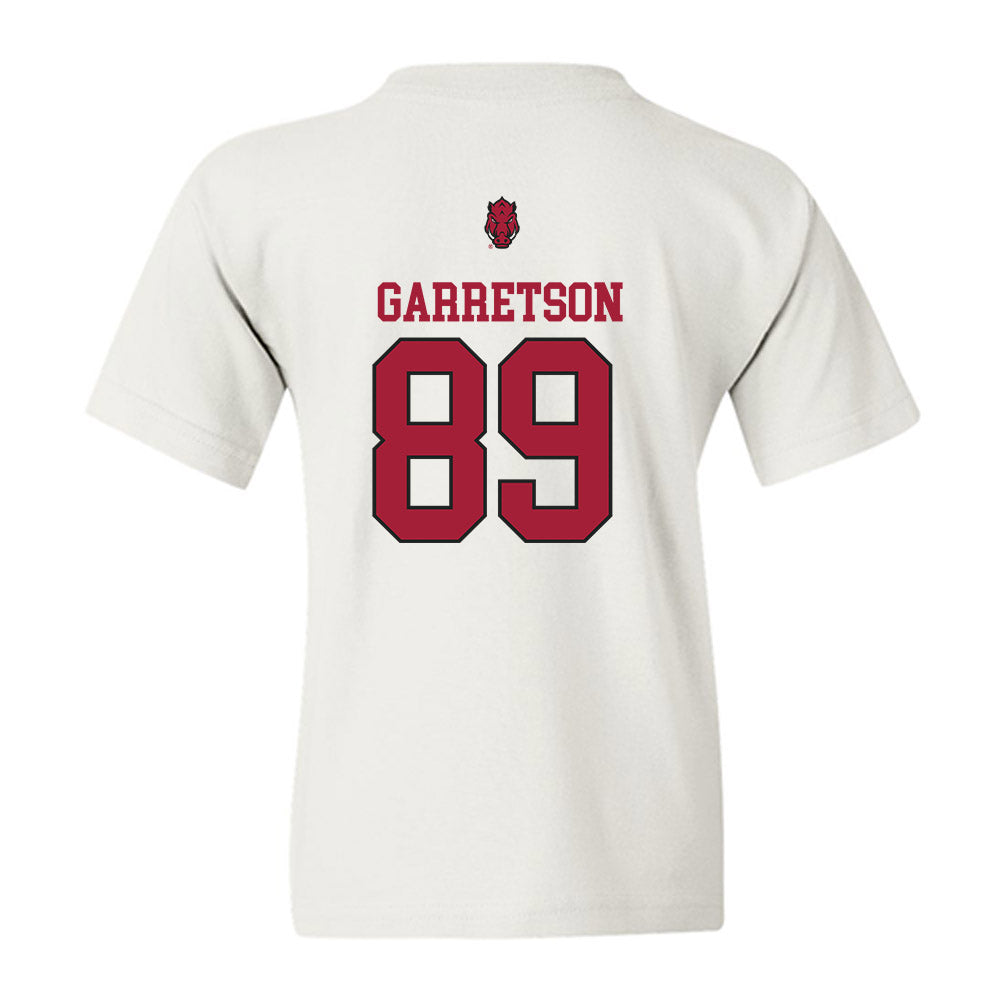 Arkansas - NCAA Football : Gavin Garretson - Classic Shersey Youth T-Shirt-1